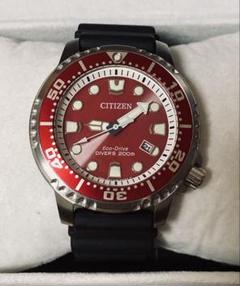 レア! 美品! CITIZEN シチズン ダイバーズ BN0159-15X 赤