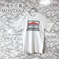 【844】古着 MONTANA Tシャツ Sサイズ　海外古着　コットン100％