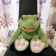 カエルパペット1992年型番No.5666プレイトーキンシリーズ　ぬいぐるみ　蛙 Yahoo!オークション - 貴重 初期 1992年 No5666 プレイトーキン