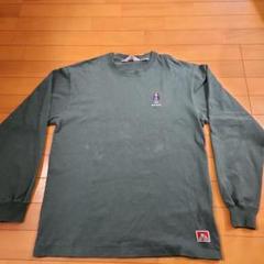 BEN DAVIS ロングスリーブTシャツ Lサイズ オリーブグリーン