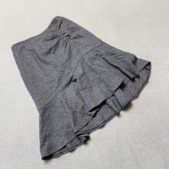 EMMA JAMES へリンボーン フレアスカート グレー 裏地付き 11号