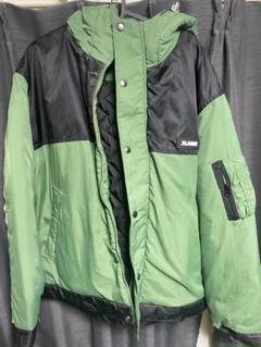 XLARGE グリーン ブラック ダウンジャケット Lサイズ