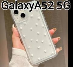 GalaxyA52 5G用 ケース　クリアケース　ハートのサムネイル