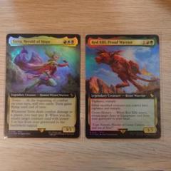 【MTG（FF）】魔導の力を持つ少女、ティナ 、レッドXIII 004)《魔導の力を持つ少女、ティナ/Terra, Herald of Hope》[FIC