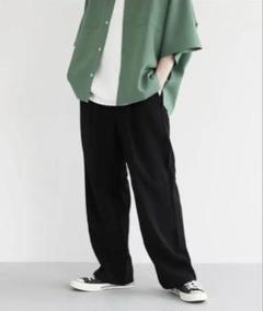 LILL ポリトロディープタック リラクシングスラックスパンツ WYM ウィム
