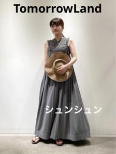 タグ付き未使用　Ballsey エンブロイダリーコンビ ボリュームワンピース