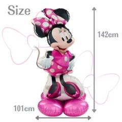 新品未開封 Disney ミニーちゃん 自立式ビックバルーン 142