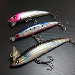 シーバスシャローランナー7点セット 道具整理】シーバスルアー3本セット シャローランナー ミノー