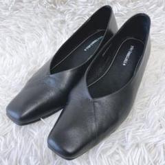 yuko imanishi + アシンメトリー ブラック パンプス 38 美品