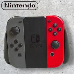 【動作確認】Nintendo Switch 純正ジョイコン グリップ 赤 黒