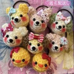 あや☆あみぐるみヘアゴム27セット(合計60個) ⭐️お試し⭐️あみぐるみヘアゴムセット - メルカリ