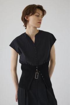 Docking cut off design tops/トップス ブラック