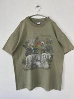 90s USA製 アニマル ZOO 絶滅危惧種 シングルステッチ Tシャツ 90s USA製 アニマル ZOO 絶滅危惧種 シングルステッチ Tシャツ