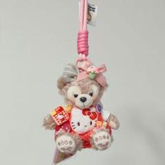 海外限定品 Kitty服を付き シェリーメイ キーホルダー リボン付き約10cm