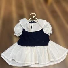 petit main トップス110サイズ ネイビー