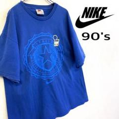 美品 90's 古着 NIKE Tシャツ イタリアサッカー連盟Tシャツ】