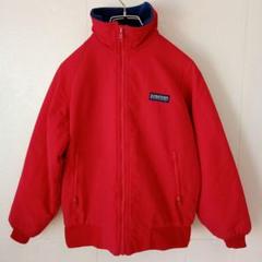 90s LANDSEND 裏ボア スコールジャケット XL ネイビー 赤 90年代 USA製 LANDS' END ランズエンド SQUALL JACKET シェル