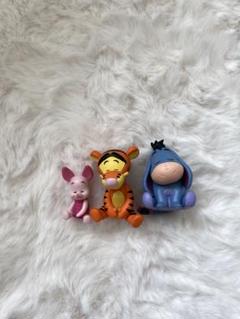 【ガチャガチャ】プーさん以外　ティガー ピグレット イーヨー フィギュアセット