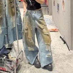 ダメージデニム xu dog Jaded London acne Studios Acne Studios デニム ダメージデニム jaded london - メルカリ