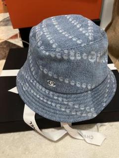 希少✨極美品 CHANEL シャネル バケットハット カメリア サイズ57 黒 2025年最新】シャネル レディース ハットの人気アイテム - メルカリ
