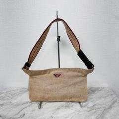 ✨PRADA✨プラダ✨ウエストポーチ✨レッド✨三角ロゴプレート✨バッグ✨