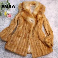 新品未使用タグ付】EMBA エンバ シェアードウィーゼルダイド パー 2025年最新】エンバ レディース 毛皮・ファーコートの人気