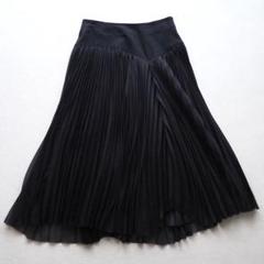 イッセイミヤケFETE グラデーションロングプリーツスカートスリット入り イッセイミヤケ フェットISSEY MIYAKE FETE A.POC INSIDE