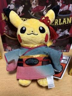 ポケモン 工芸展 限定デザイン工時繋ぎ着物姿ピカチュウ
