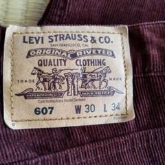 リーバイス　LEVI STRAUSS & CO. 607 コーデュロイパンツ