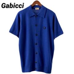 Gabicci ガビッチ 半袖 ニット カーディガン ポロシャツ 美品