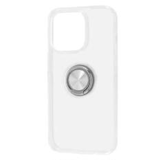 iPhone14Pro リング付 TPU ソフトケース クリア 耐衝撃 カバー