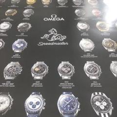 オメガ ノベルティ OMEGA 歴代スピードマスター 大型ポスター 非売品 希少 オメガ ノベルティ OMEGA 歴代スピードマスター 大型ポスター