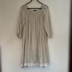 JOURNAL STANDARD 七分袖ベージュワンピース　　Mサイズ