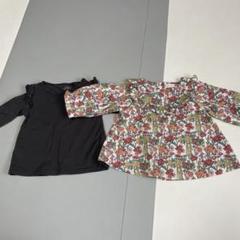ベビー服　80 女の子　長袖　薄手　おまとめ　トップス　フタフタ