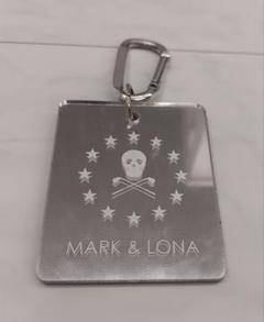MARK & LONA ブラックレザー ネームタグ MARK&LONA - ネームホルダー | ネームタグ | スカル | ユニ