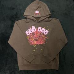Sp5der パーカー エンジェル ナンバー 555 レッド /関送無料 スパイダー ワールドワイド レッドエンジェル ナンバー 555