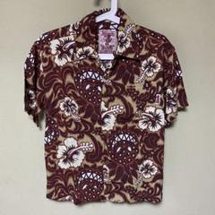 ☆90s Mambo LOUD SHIRTS総柄レーヨン半袖アロハシャツ