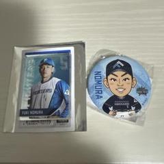 ファイターズ アクリルスクエアシール WLH缶バッジ ガチャ 野村祐希