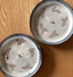 市野吉記さん　コウホ窯　丸皿　約23.5cm 市野吉記さんコウホ窯丸皿18.5 cm