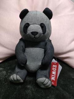 上野松坂屋 アドベンチャーワールド EDWIN デニム パンダ ぬいぐるみ 限定品？EDWIN コラボ パンダ アドベンチャーワールド デニム