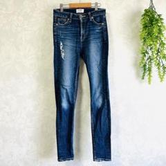【ジェイダ】ダメージスキニーデニムパンツ M ダメージ加工