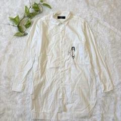【CABANE de ZUCCA】 レディース 長袖シャツ (M) 綿 ホワイト