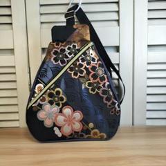 帯バッグリメイク　778番ボディバッグ d7420795dad5d260ef47c3241bb89e