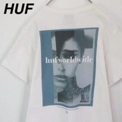 【バックロゴ】ハフ Tシャツ ボックスロゴ センターロゴ FACE 白 Sサイズ