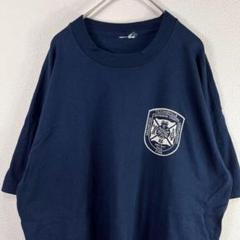 90s USA製 消防士 フロッキー Tシャツ シングルステッチ
