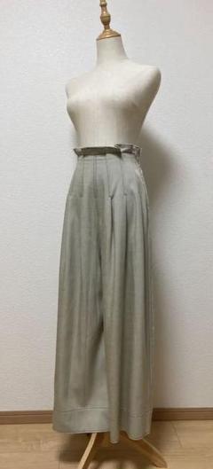 【美品】ORIVER SAT ワイドパンツ