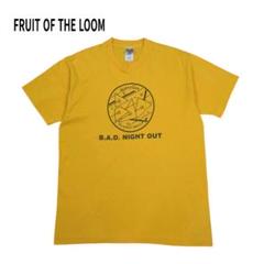 90s USA製 FRUIT OF THE LOOM Tシャツ イエロー L