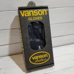 ★バンソン VANSON INDZ パンチングレザー グローブ ブラック S VANSON バンソン INDZ パンチング レザー グローブ ブラック 3M