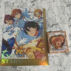 明星スバル　あんスタ　POPUP ラメキラハート　缶バッジ　シャイニーシート