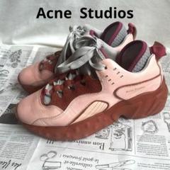アクネ　レザースニーカー